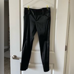Black Satin Pants